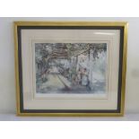 Gordon King framed and glazed limited edition lithographic print titled Afternoon Shading 146/600,