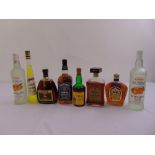 A quantity of alcohol to include cognac and liqueurs (8)