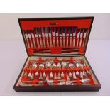 A canteen of Kings Pattern silver plated flatware for twelve place settings