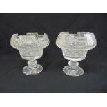 A pair of Waterford lead crystal bowls in the Regency style