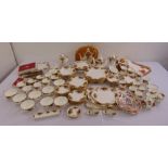 Royal Albert Old Country Roses dinner and teaset to include plates, bowls, serving dishes, teapot,