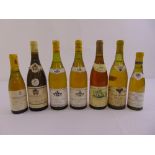 Four 75cl bottles of French white wine to include Bienvenues Batard-Montrachet Grand Cru 1986,