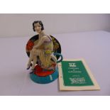 Kevin Frances Ceramics Young Clarice Cliff Renaissance figurine, modelled by Andy Moss limited