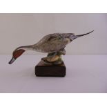 Royal Worcester figurine of a Pintail Duck with original packaging A/F