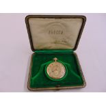 14ct yellow gold open face pocket watch, approx total weight 75.8g