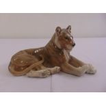 Royal Copenhagen figurine of a Lioness, marks and numbered 804 to the base