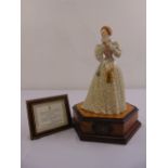 Royal Worcester figurine of Queen Elizabeth I limited edition 27/250 modelled by R. Van Ruyckevelt