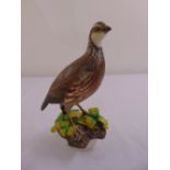 Royal Worcester figurine of a Quail Cock with original packaging