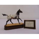 Royal Worcester figurine of an Appaloosa Stallion limited edition 621/750 modelled by Doris