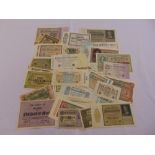 A quantity of German pre 1945 bank notes