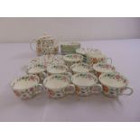 Minton Haddon Hall teaset to include teapot, milk jug, sugar bowl, plates, cups and saucers (28)