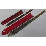 2 Maasai short swords.