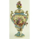 An ornate 19th century continental porcelain 2 han