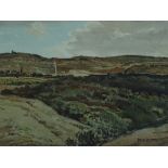 George Graham, Watercolour extensive landscape, si