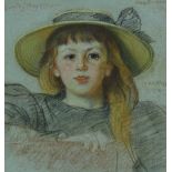 Ida Verner (exhibited 1882 -1920) coloured pastels