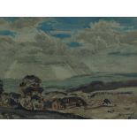 George Graham, Watercolour extensive landscape, 33