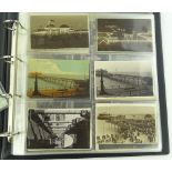 An album of postcards depicting Hastings Pier, (12