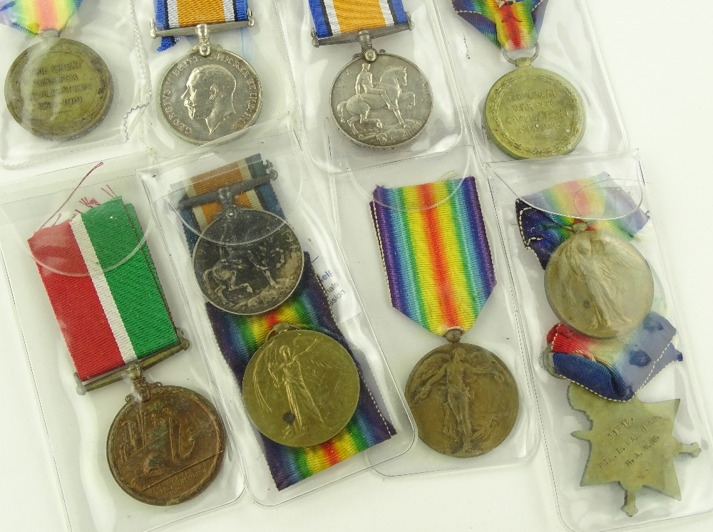 A group of First War General Service medals, (10). - Image 3 of 3