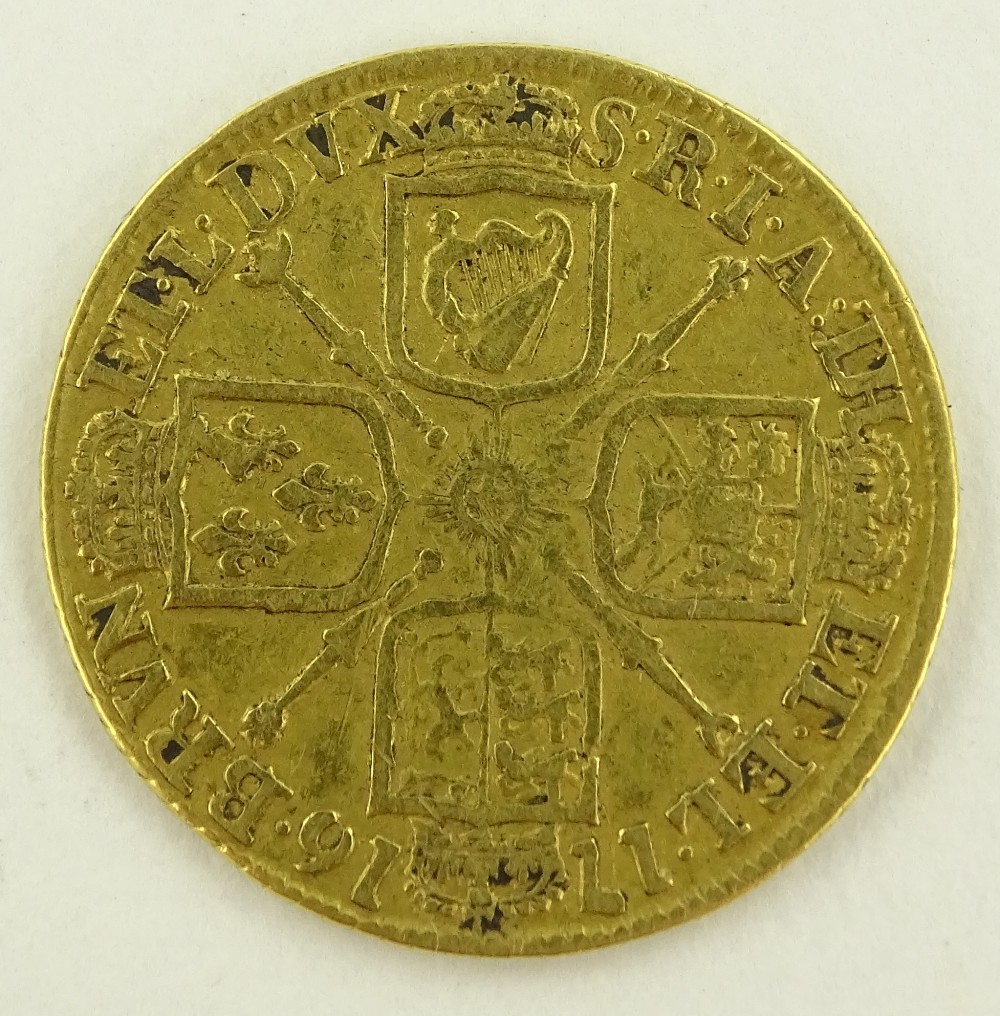 A George I 1716 gold guinea 8.2g. - Image 2 of 3