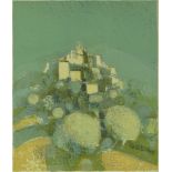 Roger Muhl, colour lithograph, South of France, si