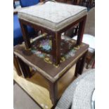 A rectangular nest of 3 occasional tables with tap