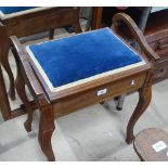 An Edwardian mahogany and satinwood banded piano s