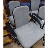 Pair of Hille Supporto office chairs by Fred Scott