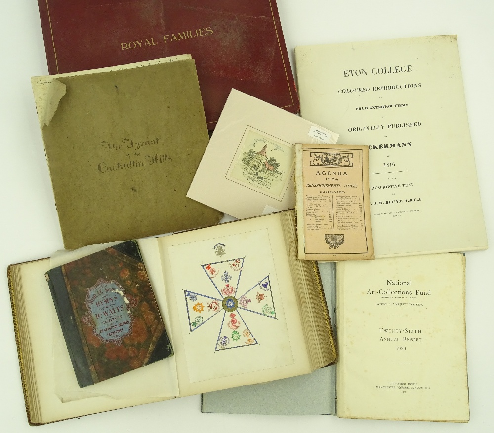 A group of various ephemera, including a Victorian