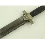 A German Third Reich red cross hewer dagger, nicke