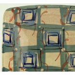 J Clare Saunders, Studio Pottery square dish, pain