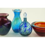 An Okra Founder Member Glass Guild lustre vase, ci