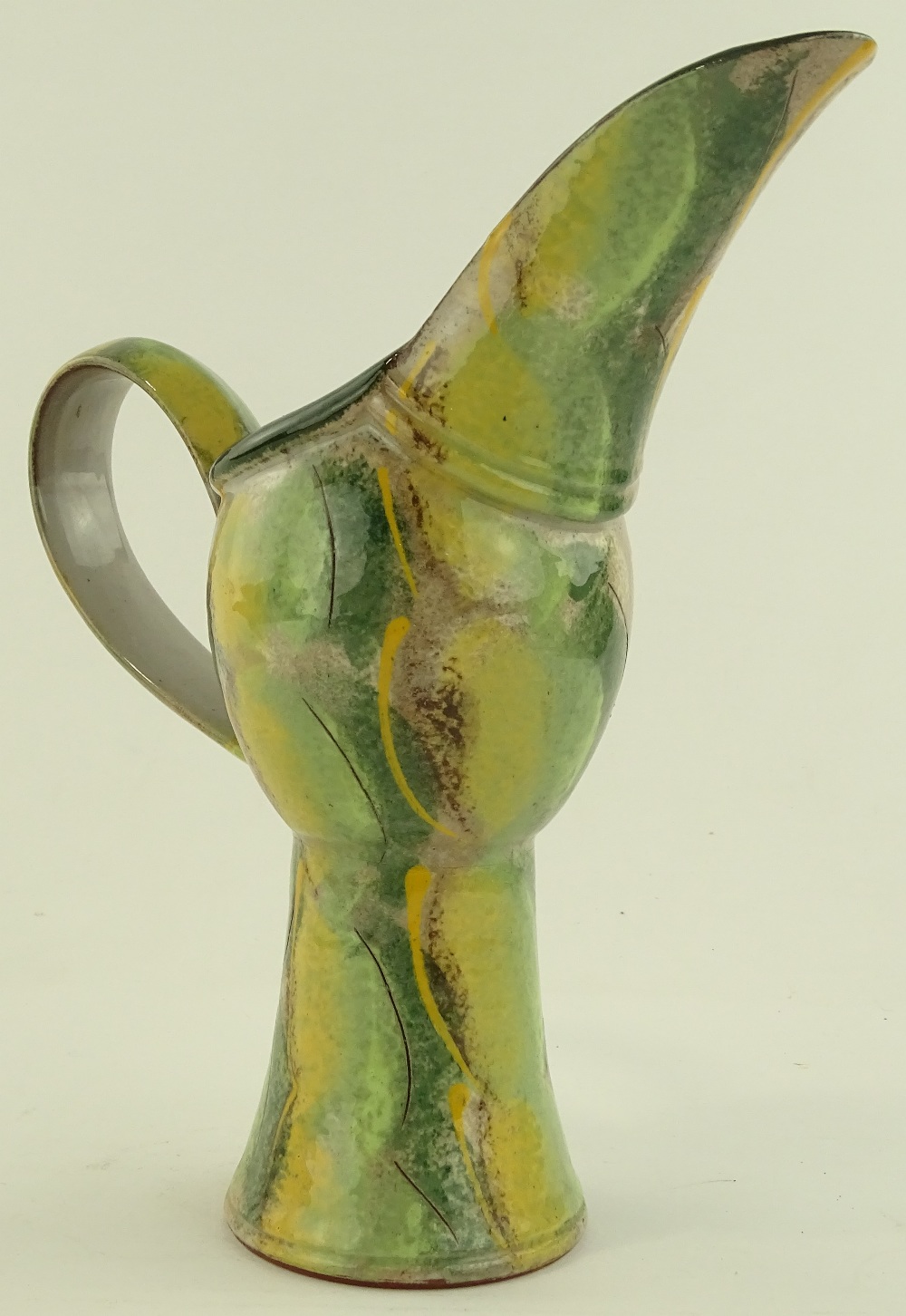 An Anthony Phillips modernist Studio pottery green - Image 2 of 3