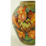 A Moorcroft pottery Flame of the Forest pattern va