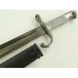 An Argentinian 1891 pattern sword bayonet for a Ma