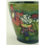 A Moorcroft pottery Orchid pattern jardiniere, ori