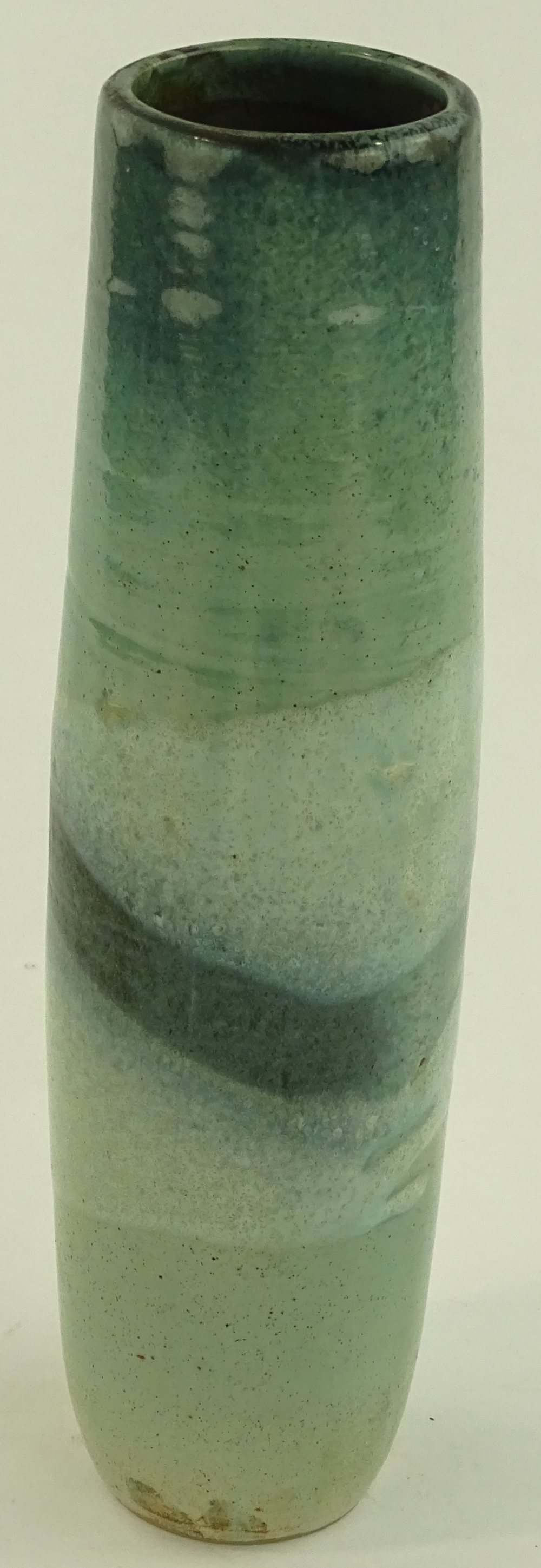 A George Wilson Studio pottery green glazed vase, - Image 2 of 3