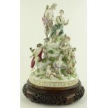 An impressive early 19th century German porcelain