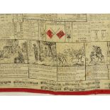 A Fultons patent cloth handkerchief, produced for