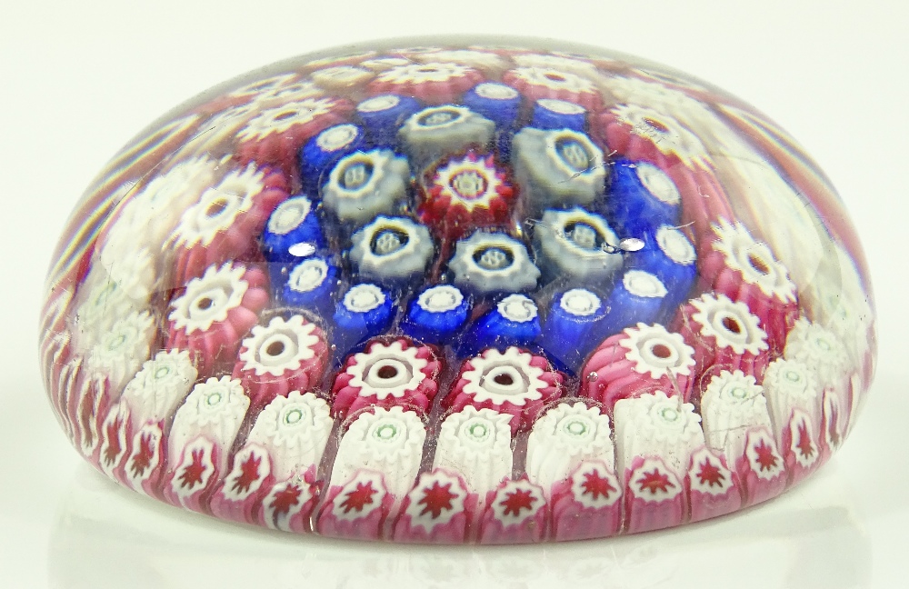 A Whitefriars Millefiore glass paperweight, dated - Image 2 of 3