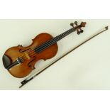 A good quality violin by Louis Milton, labelled an