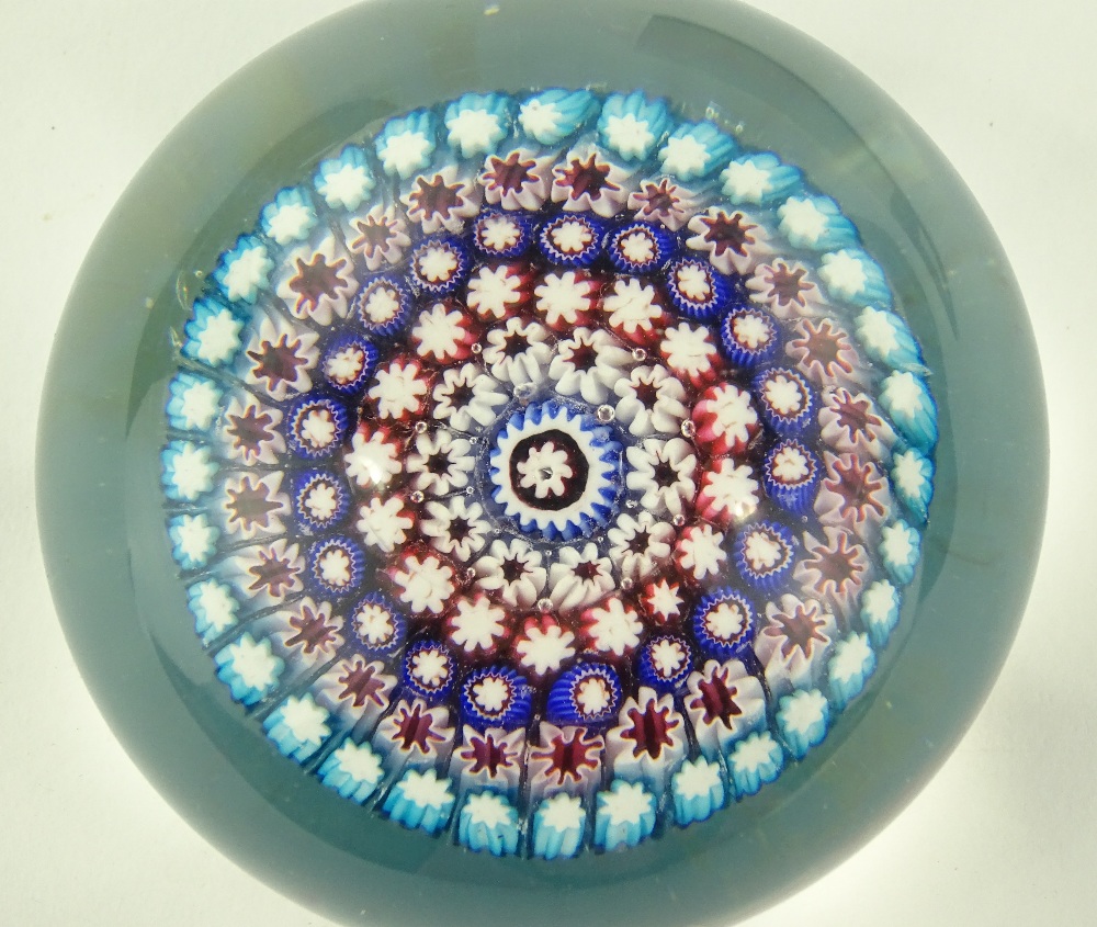 A mid 19th century Bohemian glass paperweight, cir - Image 3 of 3