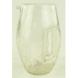 Koloman Moser for Loetz, crackle glass jug circa 1