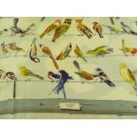 A Hermes 1950s silk scarf, Les Oiseaux des Champs