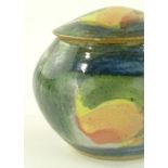 A Studio Pottery jar and cover by Elaine Coles, im