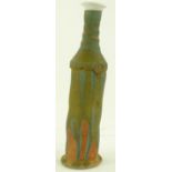 David Melville Studio Pottery bottle shaped vase,