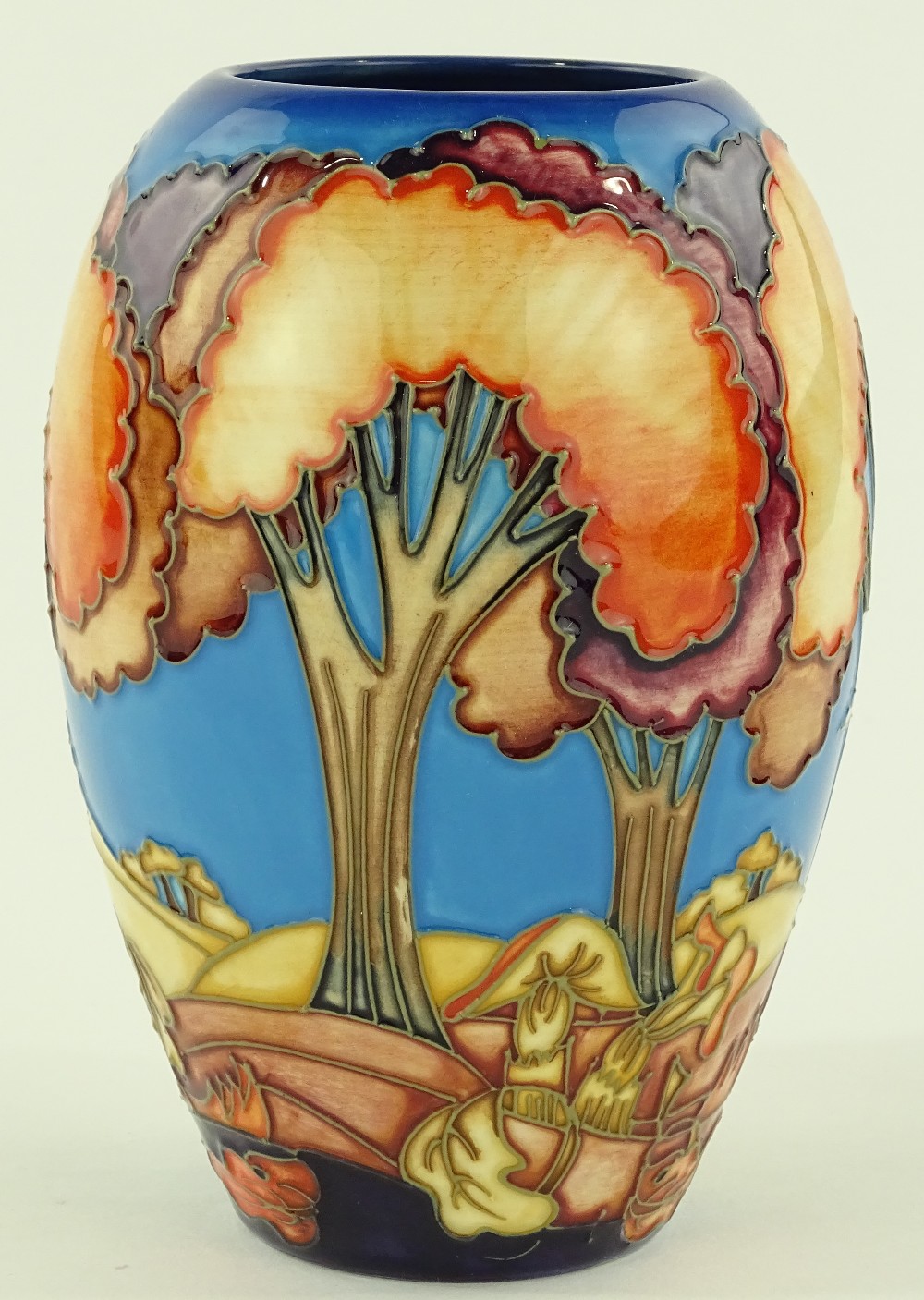 A Moorcroft pottery vase, trees in landscape 2002, - Image 2 of 3