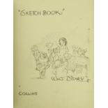 Walt Disney sketch book published by Collins of Lo