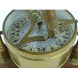 An early 20th century brass ships compass, Lord Ke