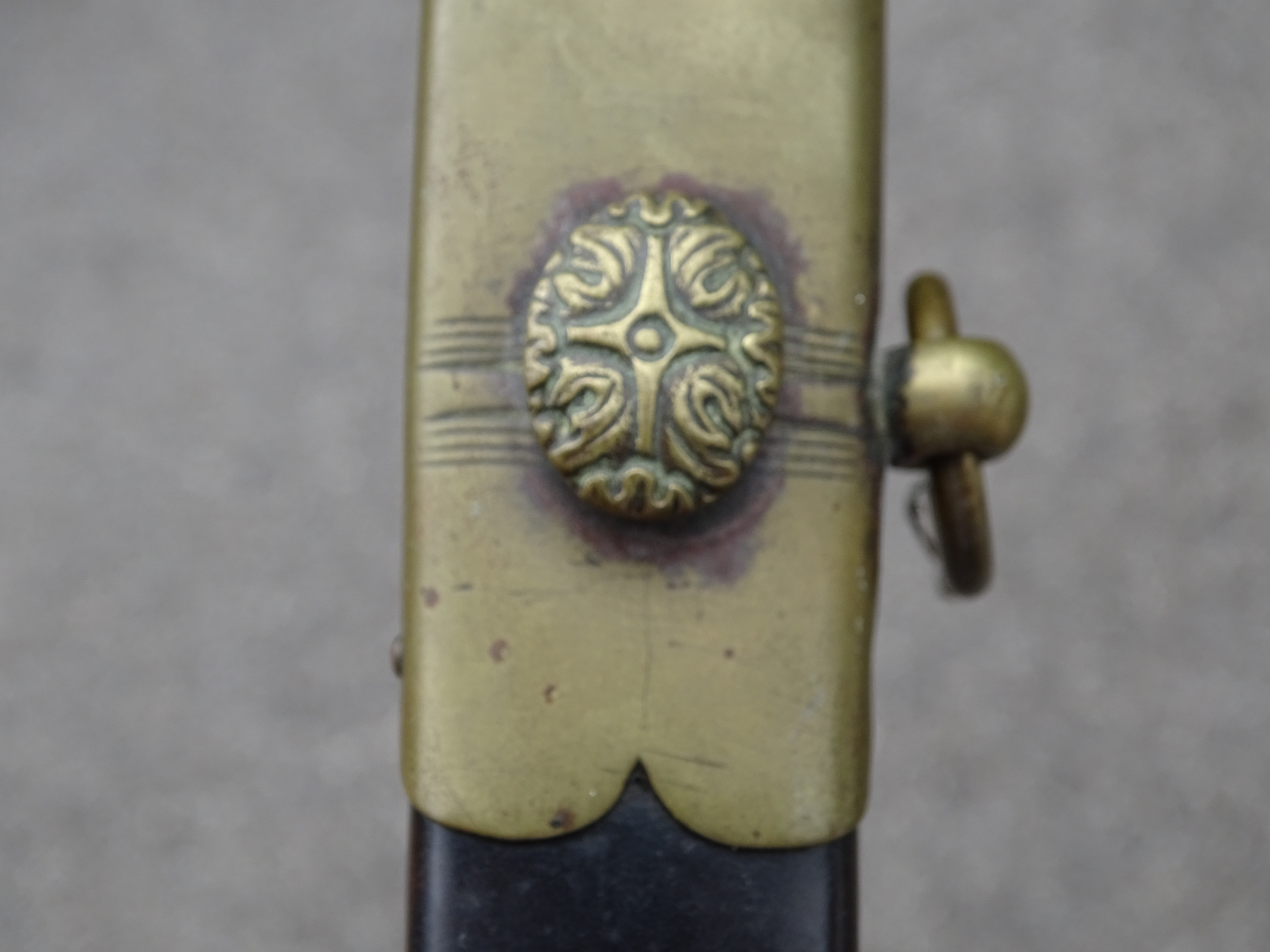 A Victorian Army Officer's sword, engraved blued a - Image 7 of 11