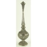 A 19th century unmarked Indian silver rose water s